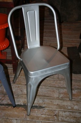 sedia alluminio spatolato